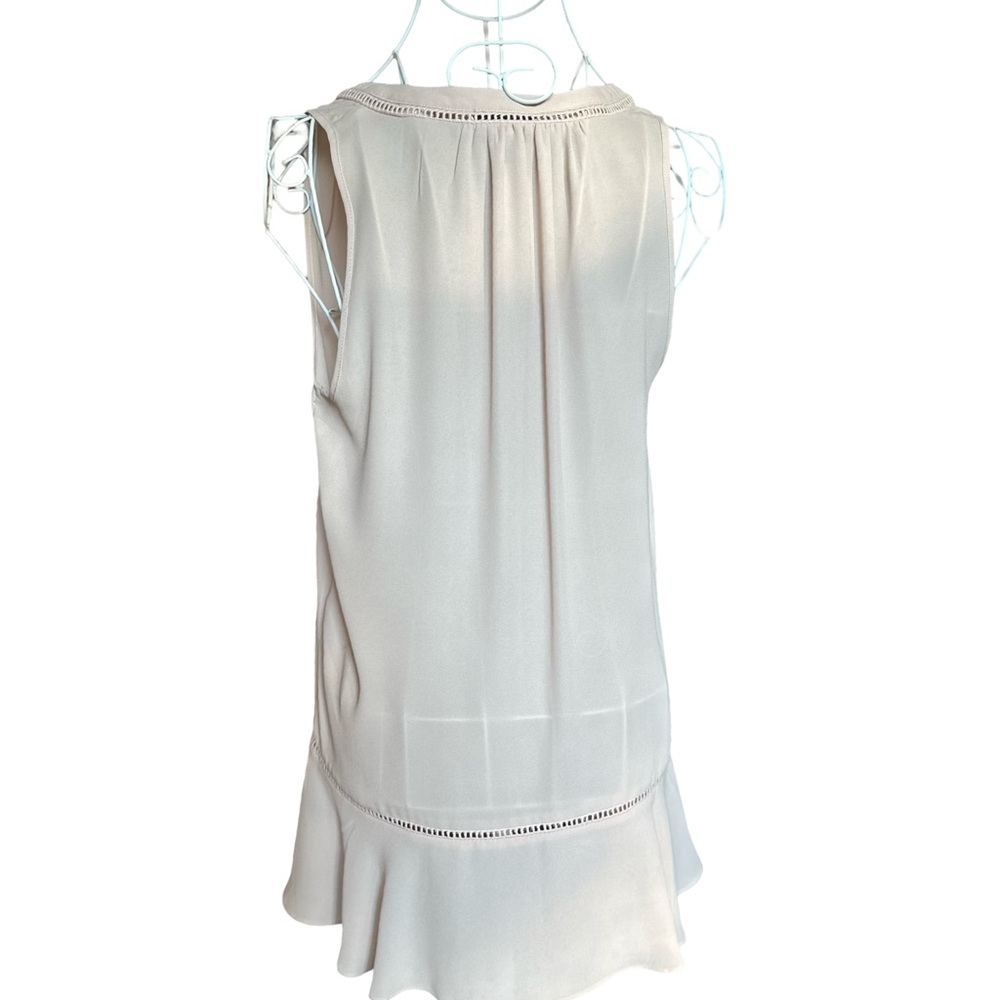 Crescent Women’s Blush Blouse with Keyhole Neck - Size S/M, New - Picture 3 of 5